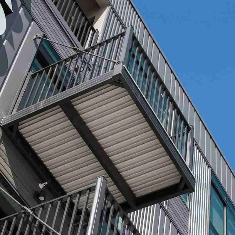 Wahoo Complete Prefabricated Balcony System From Below